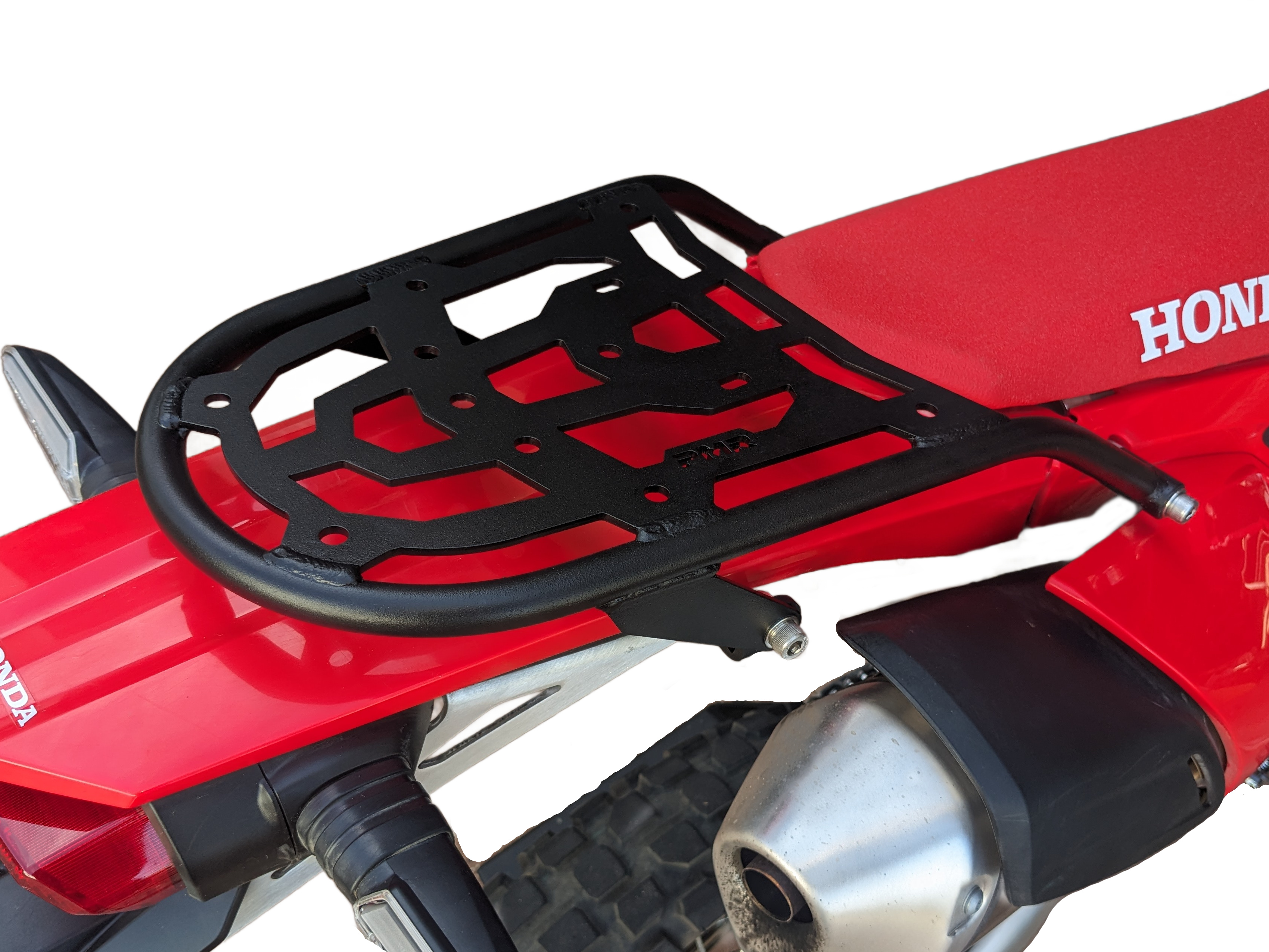 crf450l rear luggage rack side view
