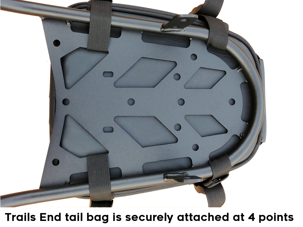 crf450l rear luggage rack tail bag
