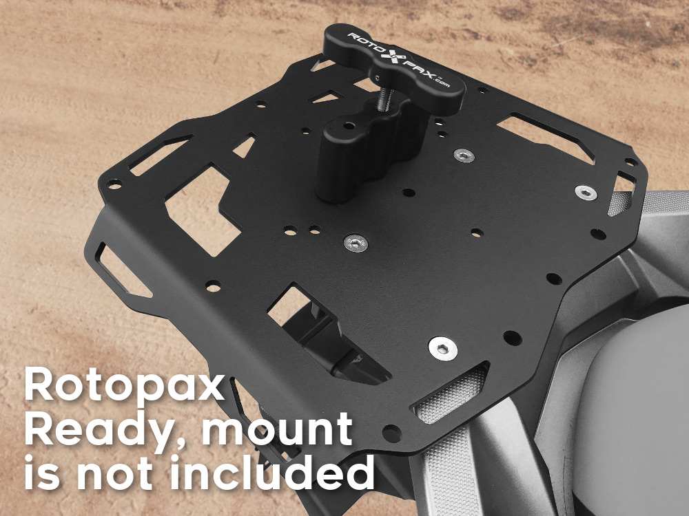 vstrom 1000 650 rear luggage rack rotopax mount